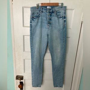 Loft high waist skinny jean.